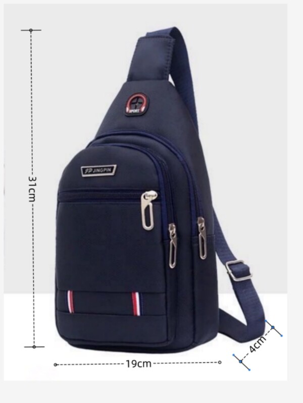 Bolsa masculina mochila transversal bolsa de peito