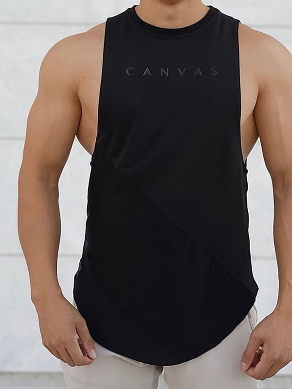 Camiseta de tirantes de estilo de novio para hombre, ropa de entrenamiento para hombres con estilo de novio