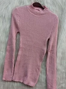 Women Sweaters - Baby Pink - View 1