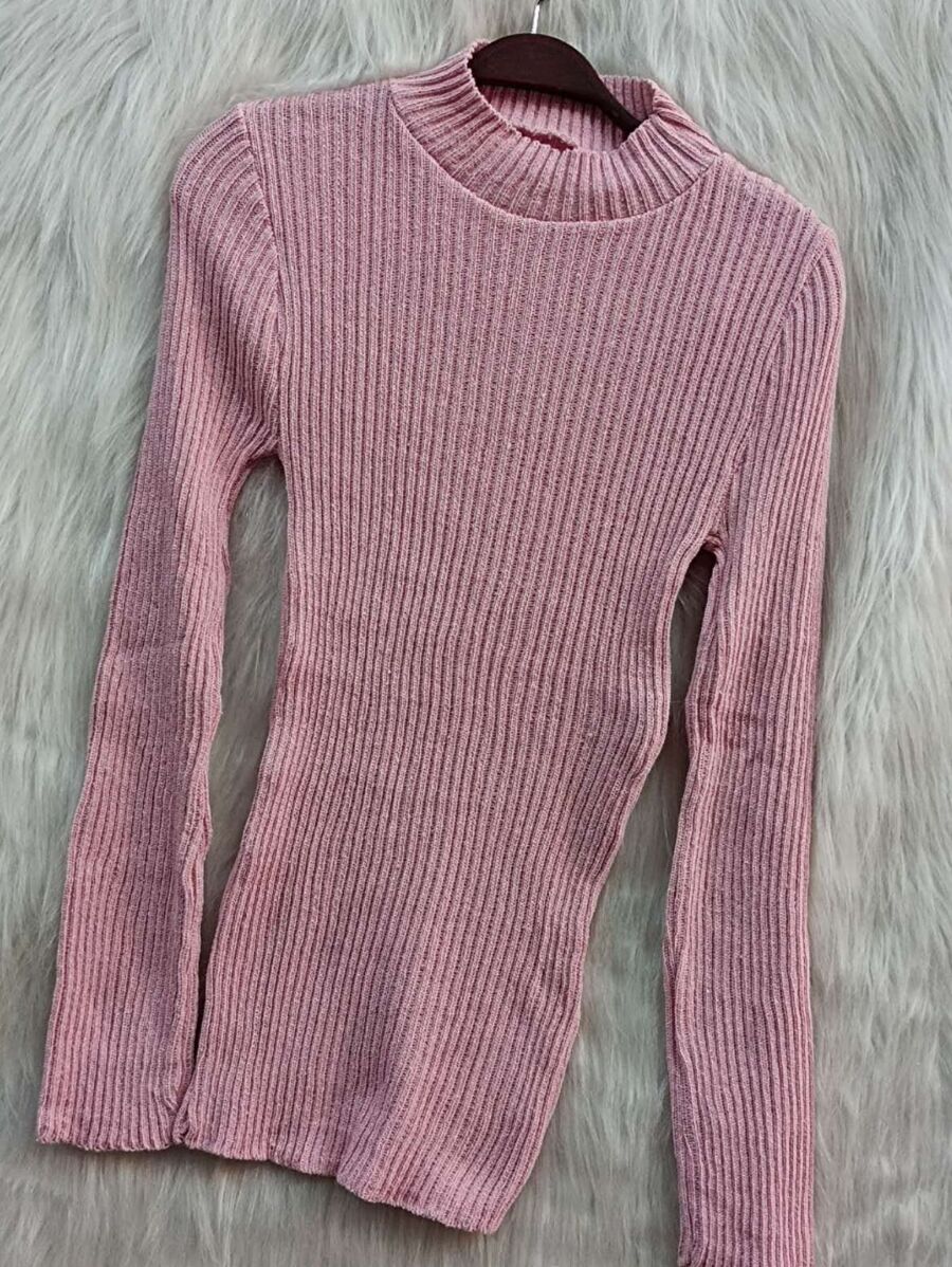 Women Sweaters - Baby Pink - View 1