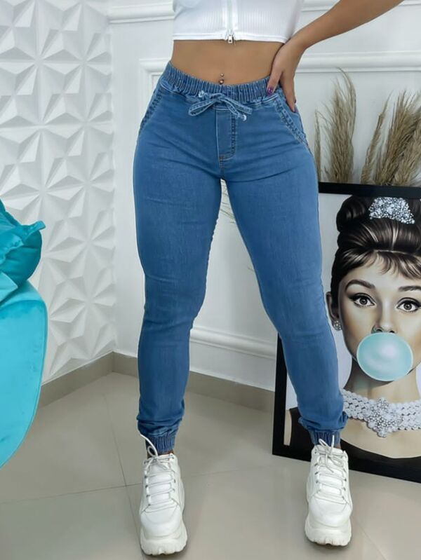CALÇA JOGGER jeans lisa FEMININA