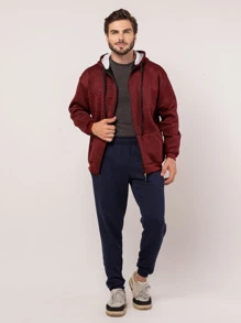Men Sweatpants - 藏蓝色 - 查看 3