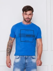 Men T-Shirts & Tanks - 寶藍色 - 查看 4