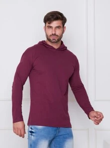 Men T-Shirts & Tanks - Burgundy - View 3