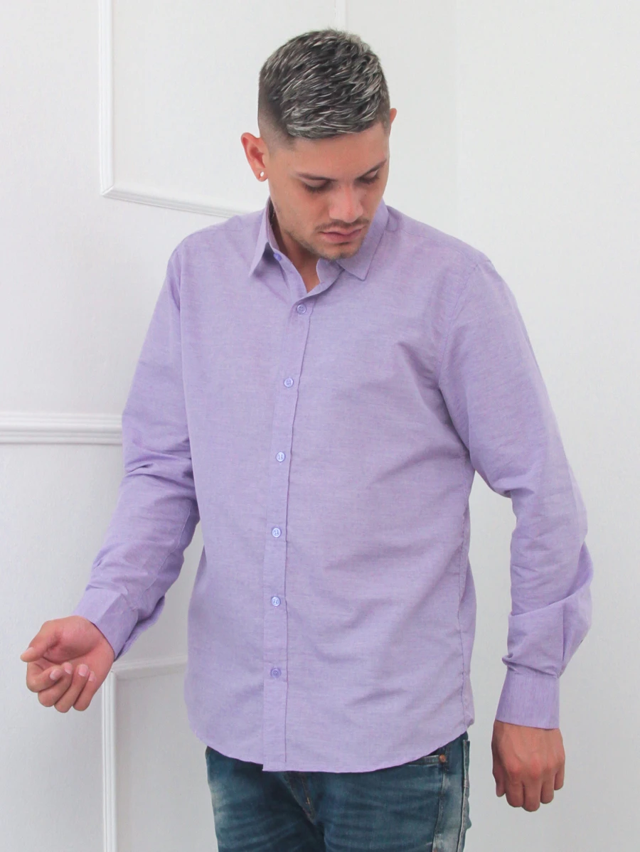 Men Shirts - Màu tím  Violet - Xem 1