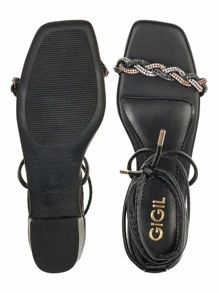GiGiL Women Heeled Sandals - màu đen - Xem 5