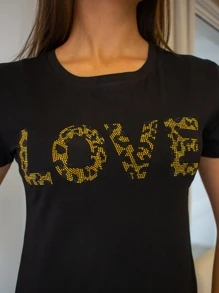 Women T-Shirts - 黑色 - 查看 4