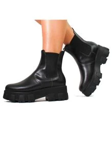 Women Fashion Boots - 黑色 - 查看 2
