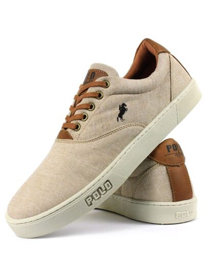 Tênis Sapatênis Masculino Polo White SkateBoarding Casual SF Calçados