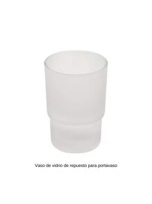 Vaso de vidrio de repuesto para portavaso - transparente - Ver 2