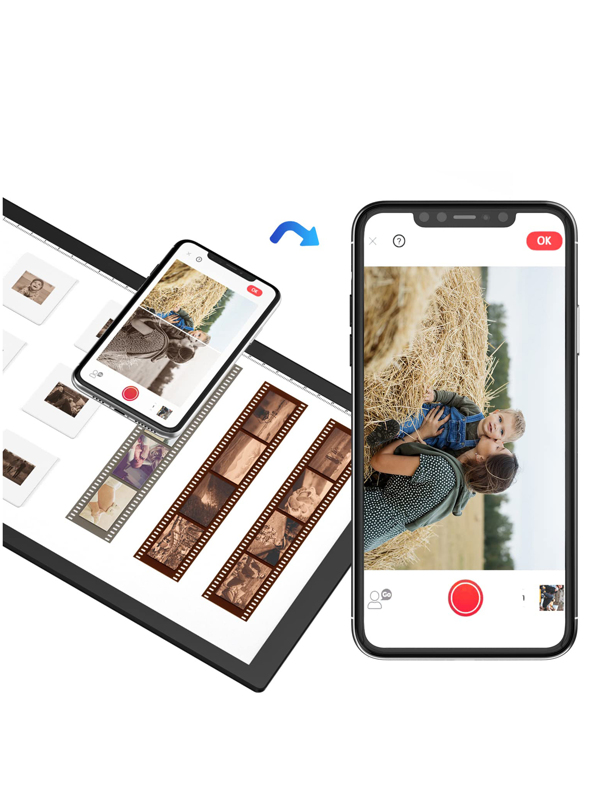 Slide Viewer Light Box, UltraThin A4 USB Powered Light Scanner For