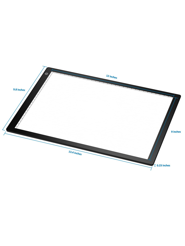 Slide Viewer Light Box, UltraThin A4 USB Powered Light Scanner For