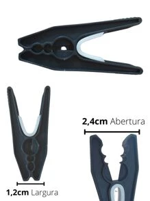 Prendedor de roupas pregador 24 unidades