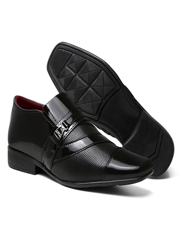 Sapato Social Verniz Masculino- Sintético 838