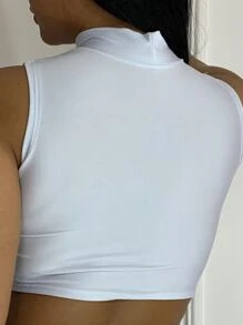 Women Tank Tops & Camis - 白色 - 查看 2