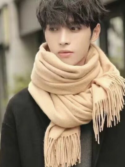 Lenços masculinos para o inverno para uso casual diário