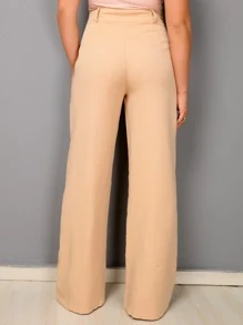 Women Pants - Màu be - Xem 2