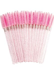 Kit 50 Escovinhas Descartáveis Para Cílios E Sobrancelha Cor Aleatoria - Multicolorido - Visão 3