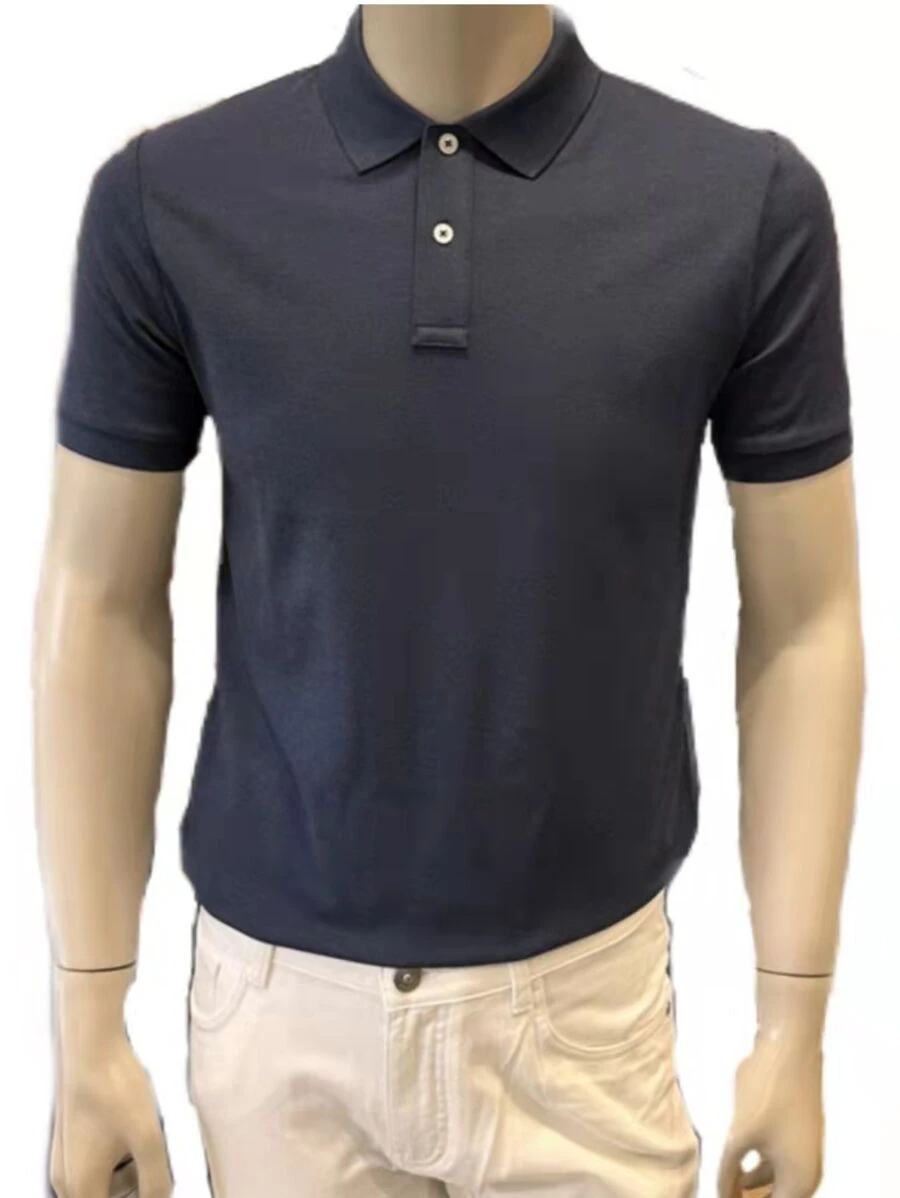 Men Polo Shirts - 深灰色 - 查看 1