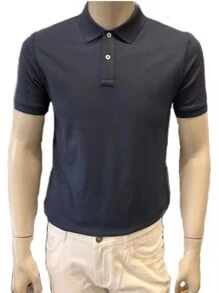Men Polo Shirts - 深灰色 - 查看 2