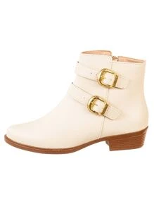 Women Fashion Boots - White - View 2