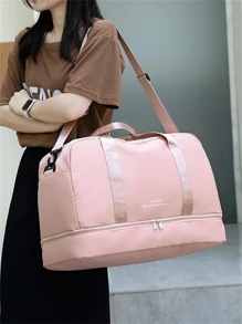 Baila Morena Bolsa de entrenamiento y de viaje - Rosa Pálido - Ver 3