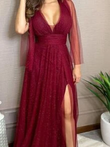 Bridesmaid Dresses - Burgundy - View 2