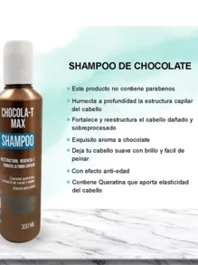 Nefertiti Chocola-T Max Shampoo 300ml - Brown - View 3