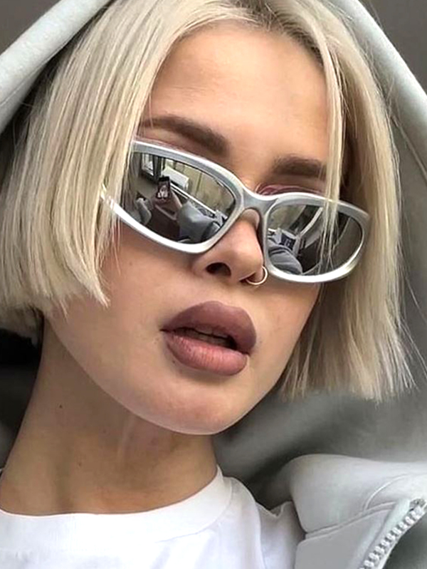Oculos de Sol Futurista Prateado Esportivo Feminino Luxo Lançamento 2023 Futurista Grande Prata Várias Cores Estilo Vintage Moda Estilo Esportivo Justin