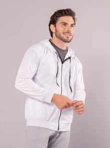 Men Coats - 白色 - 查看 5