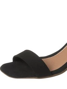 Women Heeled Sandals - Black - View 4