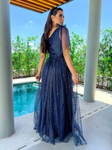 Bridesmaid Dresses - Azul Marino - Ver 2