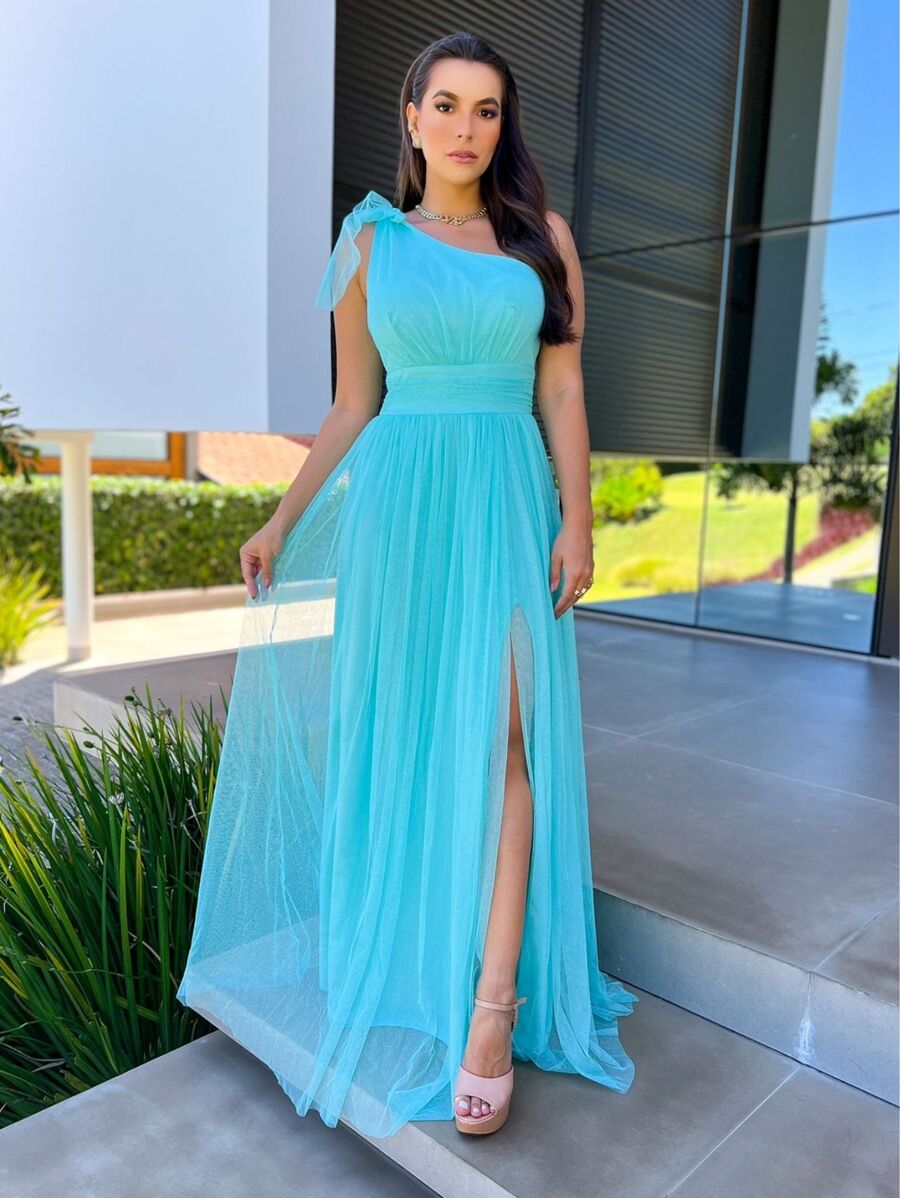 Bridesmaid Dresses - Azul - Ver 1