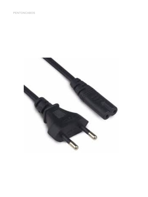Cabo De Força Energia Bipolar Ps4 Ps3 Tipo 8 1.5Metros