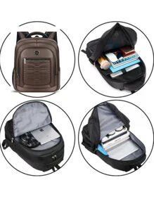 Men Functional Backpacks - 摩卡棕 - 查看 2