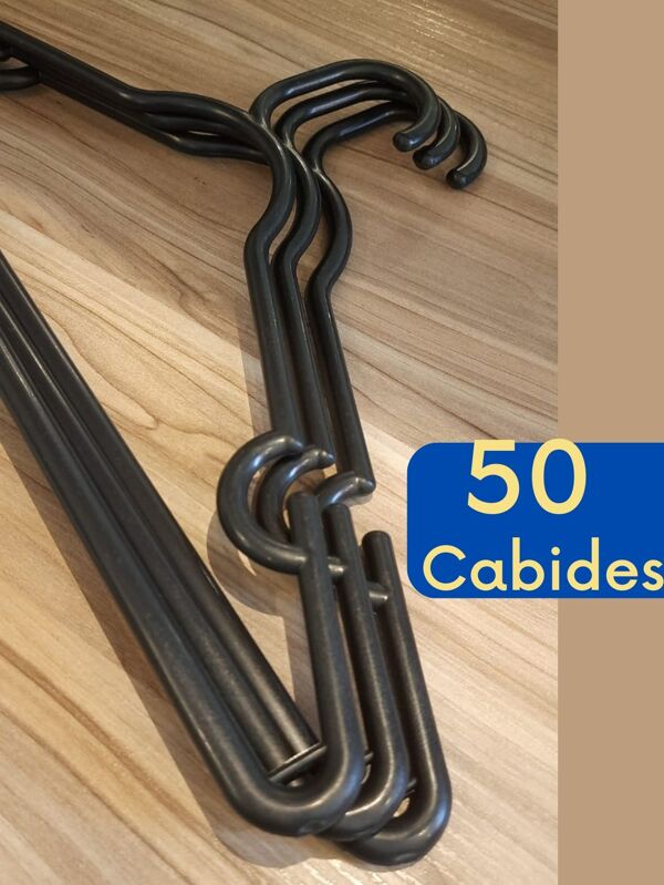Cabide Grosso Kit 50 Adulto  Não Desfia Roupa Nem Amassa Roupa