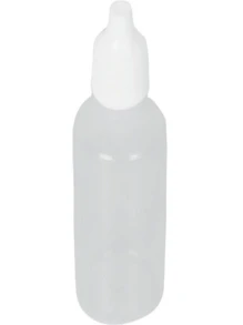50 goteros de plástico 55 ml incluye inserto y tapa - transparente - Ver 1