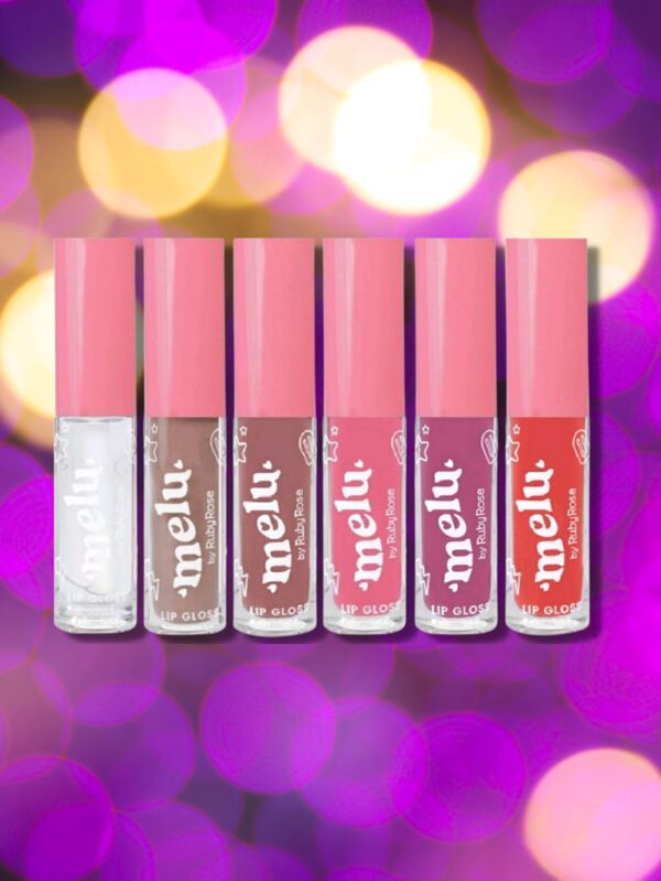 Lip Gloss Labial Vitamina E Melu Kit C/ 6 Unidades SHEIN Brasil