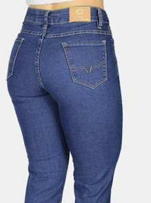 Calça Jeans R7Jeans Feminina Com Elastano Destroyed