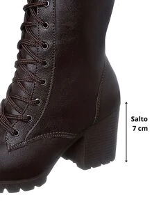 Women Fashion Boots - 咖啡棕 - 查看 4