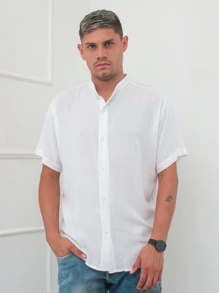 Men Shirts - 白色 - 查看 1
