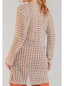 Cardigan Lindo Feminino Kimono Blusa Tricot Casaco Tricô Festa junina