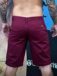 Men Shorts - Màu Đỏ Sâu - Xem 2