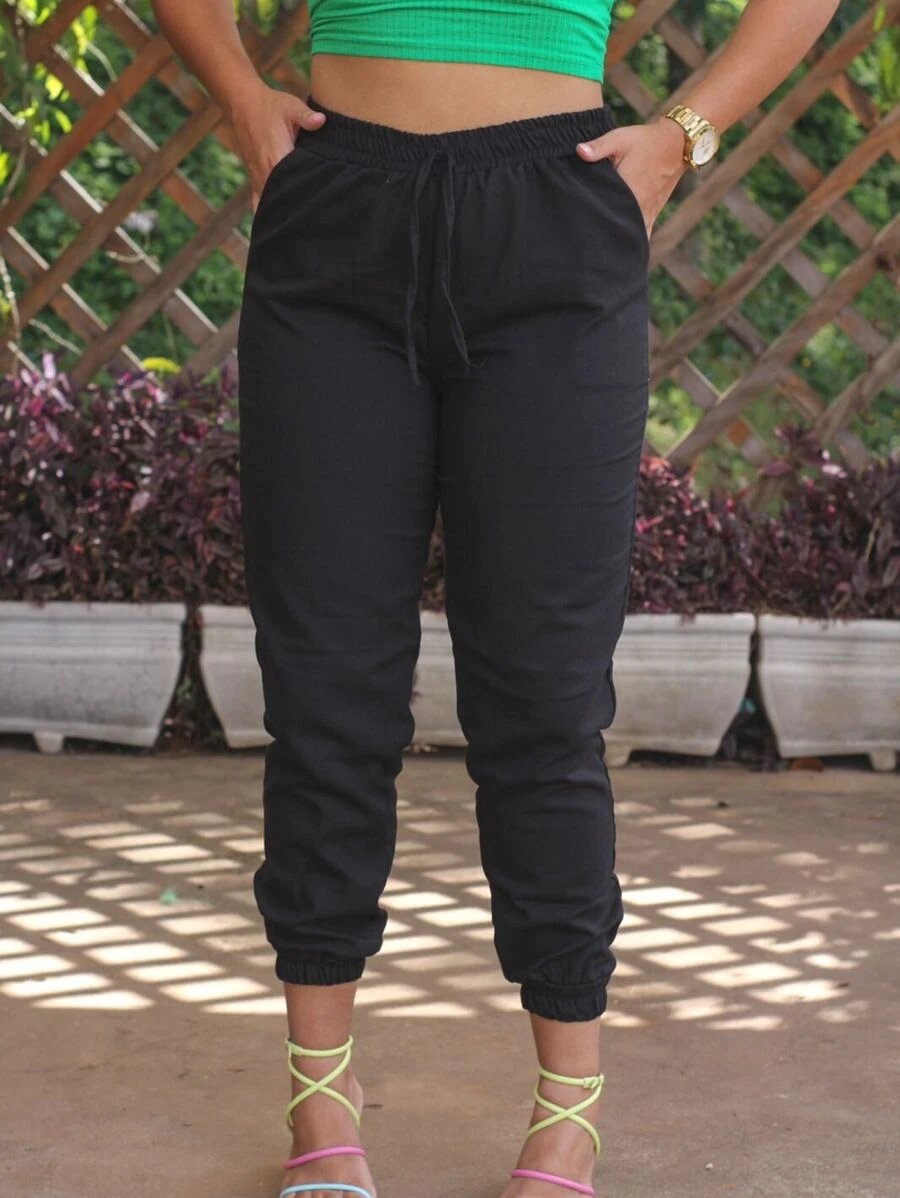 Women Pants - Black - View 1