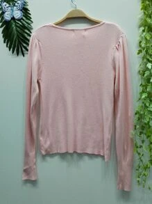 Women Sweaters - 粉色 - 查看 2