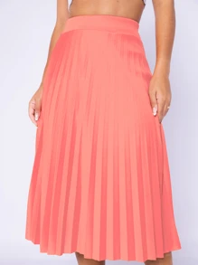 Women Skirts - Baby Pink - View 1