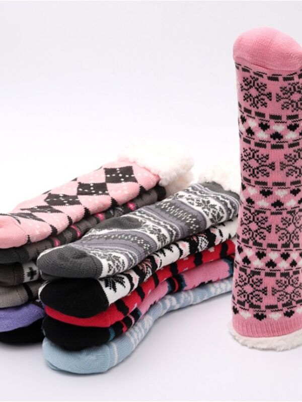 Meia Feminina Térmica Pronta Entrega Frio Adulto Forrada Top