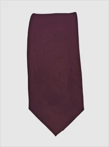 Cà vạt nam thông thường cho những dịp trang trọng và trang phục công sở - Màu Đỏ Sâu - Xem 3