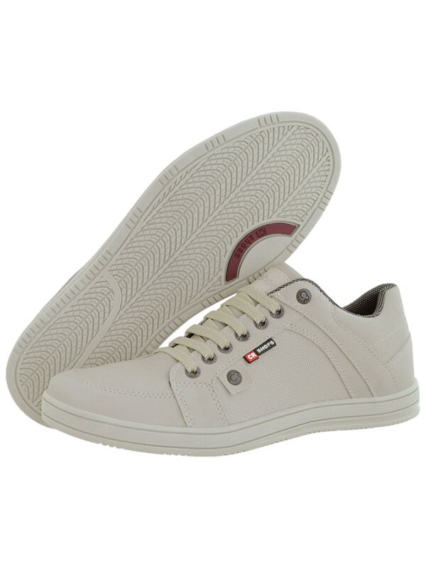 Sapatenis Crshoes Sapato Branco Masculino Adulto Casual