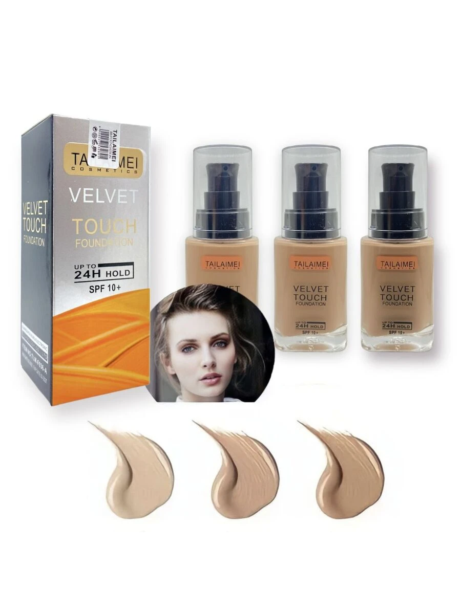 Tailaimei Liquid Makeup Base Makeup Base High Coverage SPF 10+ - 106 Natural Buff - 查看 1